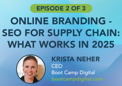 Online Branding: SEO for Supply Chain:  What works in 2025 – EP #2